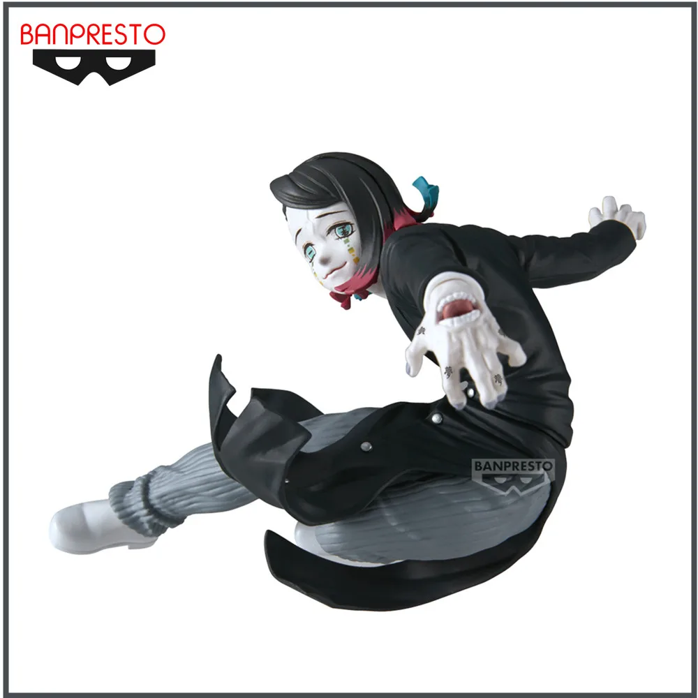 Original Anime Figure Bandai Demon Slayer: Kimetsu no Yaiba VIBRATION STARS-Enmu Action Figurine Toys for Children Model 11cm