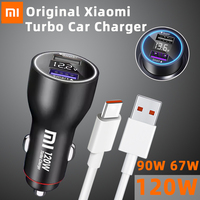 Xiaomi Usb Charger Car 120w 20v 6a Turbo Charge 67w 90w Auto Chargers Phones Xiao Mi 15 13t 14 Ultra Poco X5 F4 Redmi Note 12t