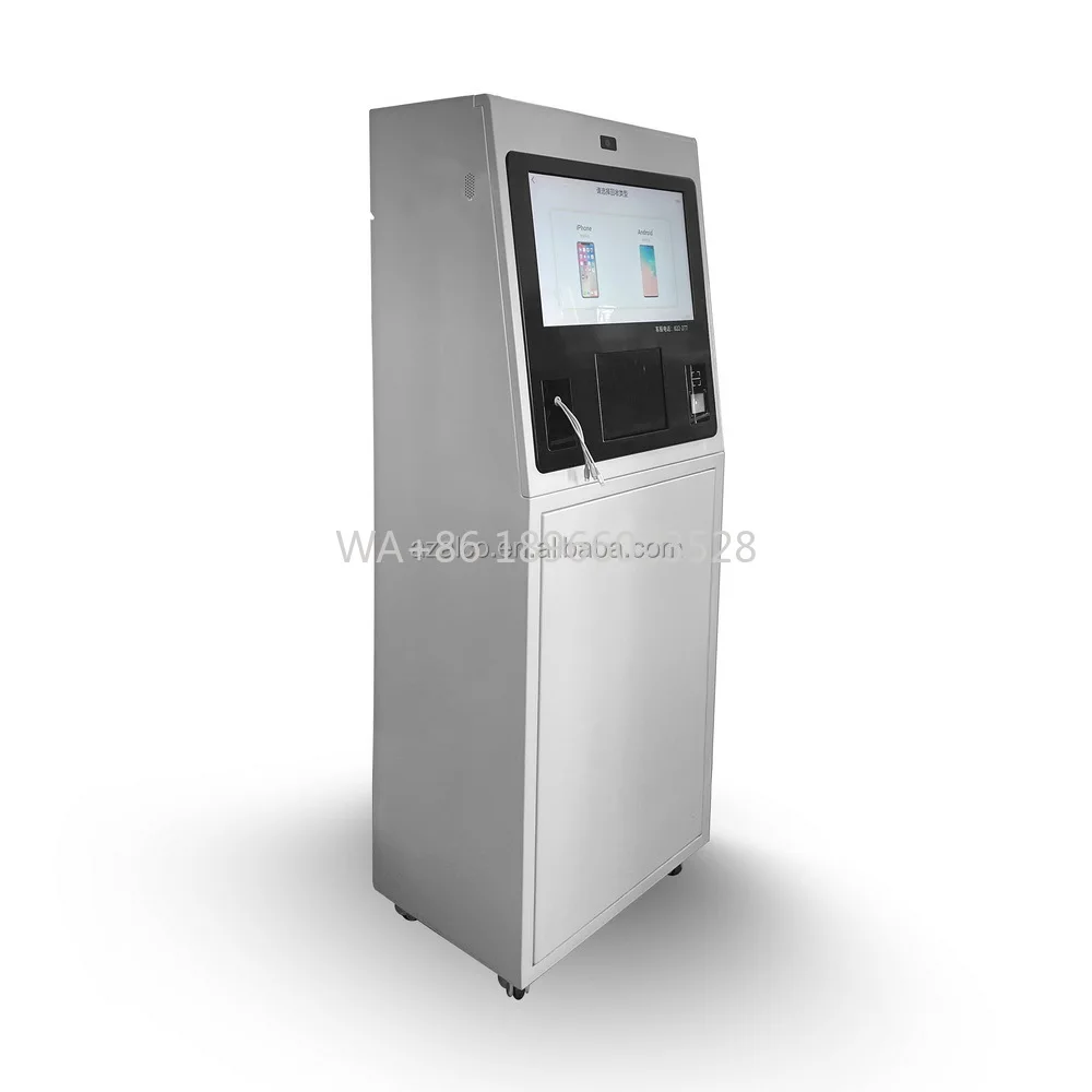 Reciclear todos os tipos usados, leitura móvel, data de telefone celular, softwareAI, máquina de reciclagem de smartphone, máquina de venda automática reversa