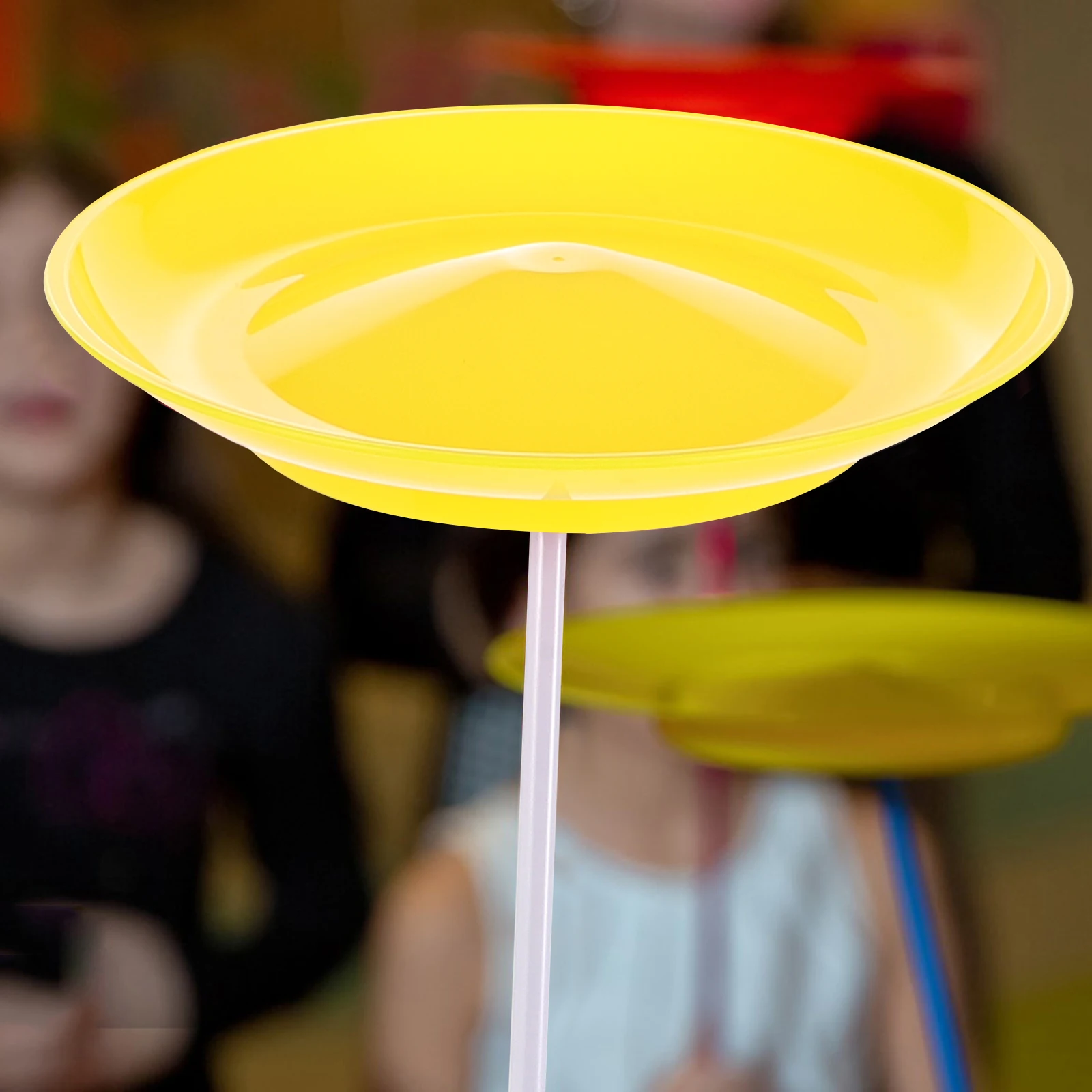 

Juggling Disk Props Lightweight Spinning Plate Acrobatic Circus Stage Toys Plastic Fun Party Supplies Multifunctional Equipment
