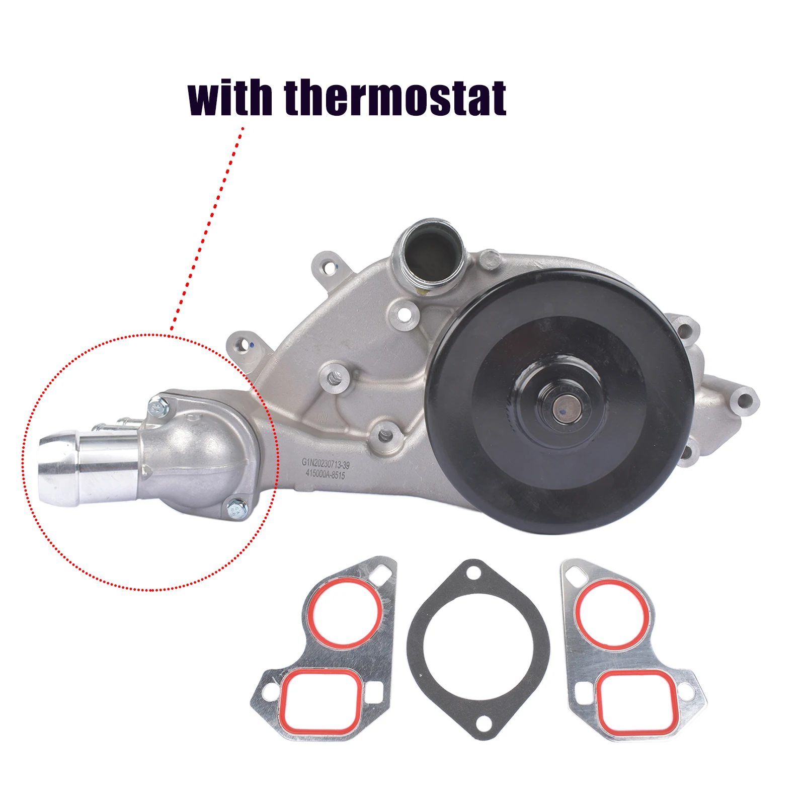 Bomba de água AP02 com junta para Chevy C6 Corvette Z06 6.0L/LS2 6.2L/LS3 7.0L/LS7 2005-2008 89018052 89017457