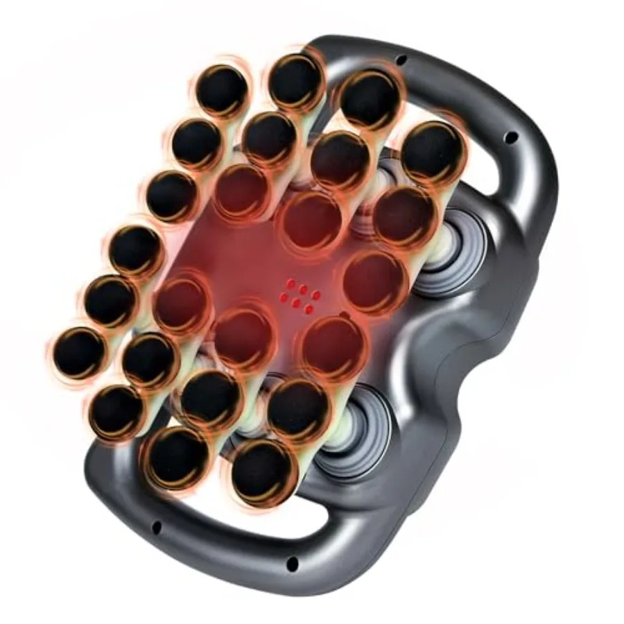 

Набор массажных пистолетов для тела (24 насадки), перкуссионный массажер для глубоких тканей, 9 режимов, 99 уровней интенсивности, для ног, плеч, спины, мышц тела