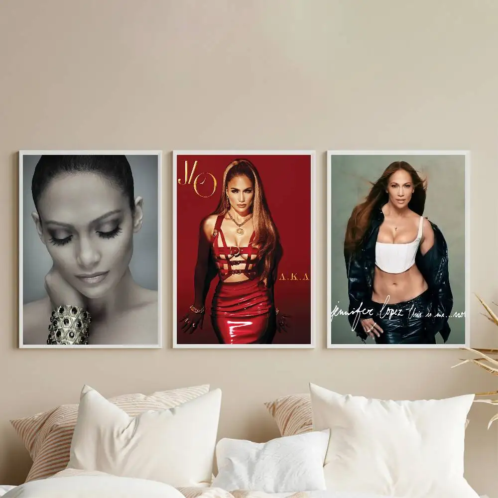 جينيفر جلو لوبيز المغني ملصق معرض يطبع ذاتية اللصق ديكور المنزل الديكور صور مطبوعة للحوائط غرفة المعيشة ملصق #2