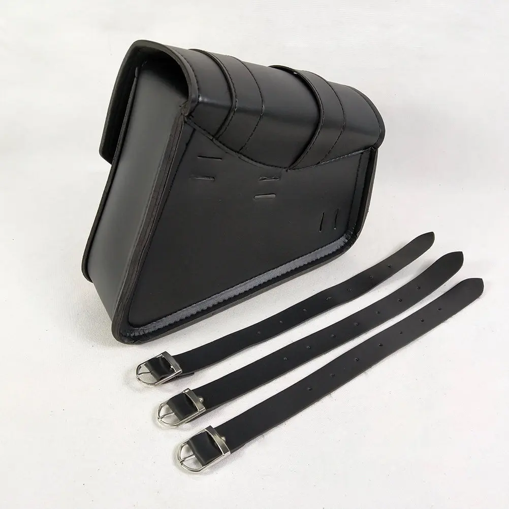 

1Pair Motorcycle Hanging Bag PU Waterproof Saddlebag Electric Motorcycle Tool Storage Bag Black Compatible Various