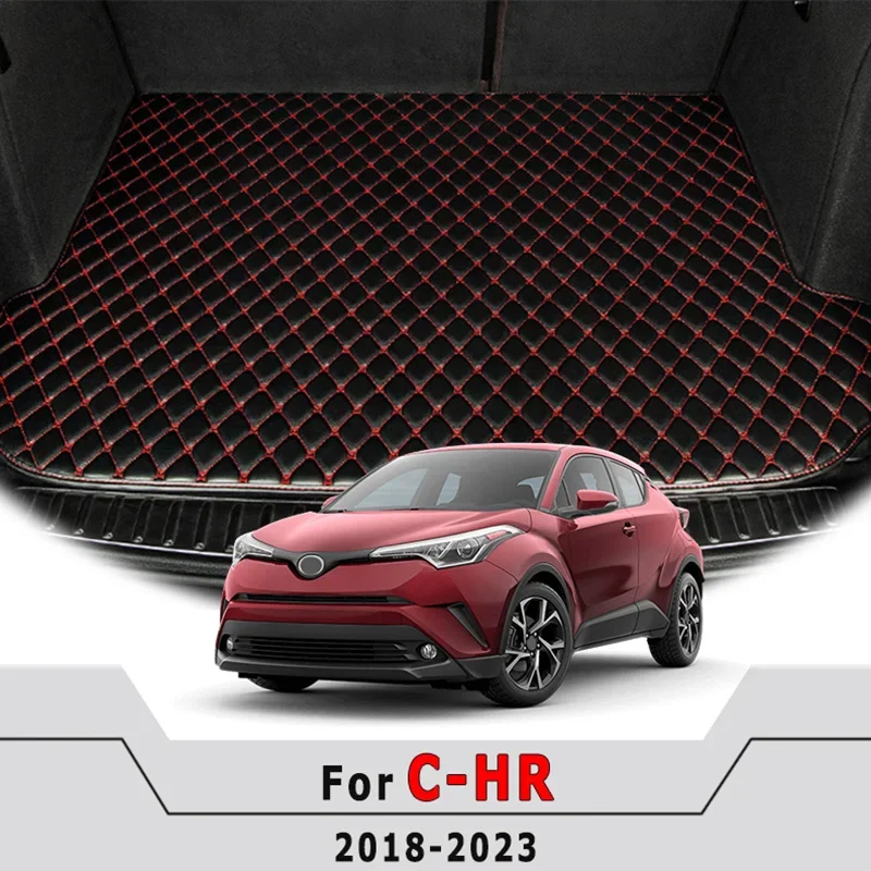 Car Trunk Mats For Toyota C-HR CHR C HR 2023 2022 2021 2020 2019 2018 Cargo Liner Carpets Auto Interior Accessories Waterproof