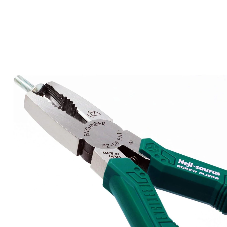 ENGINEER PZ-58 Screw Removal Pliers Extractor Pliers with Unique Non-slip Jaws for Quickly Removal of Rusted Fasteners