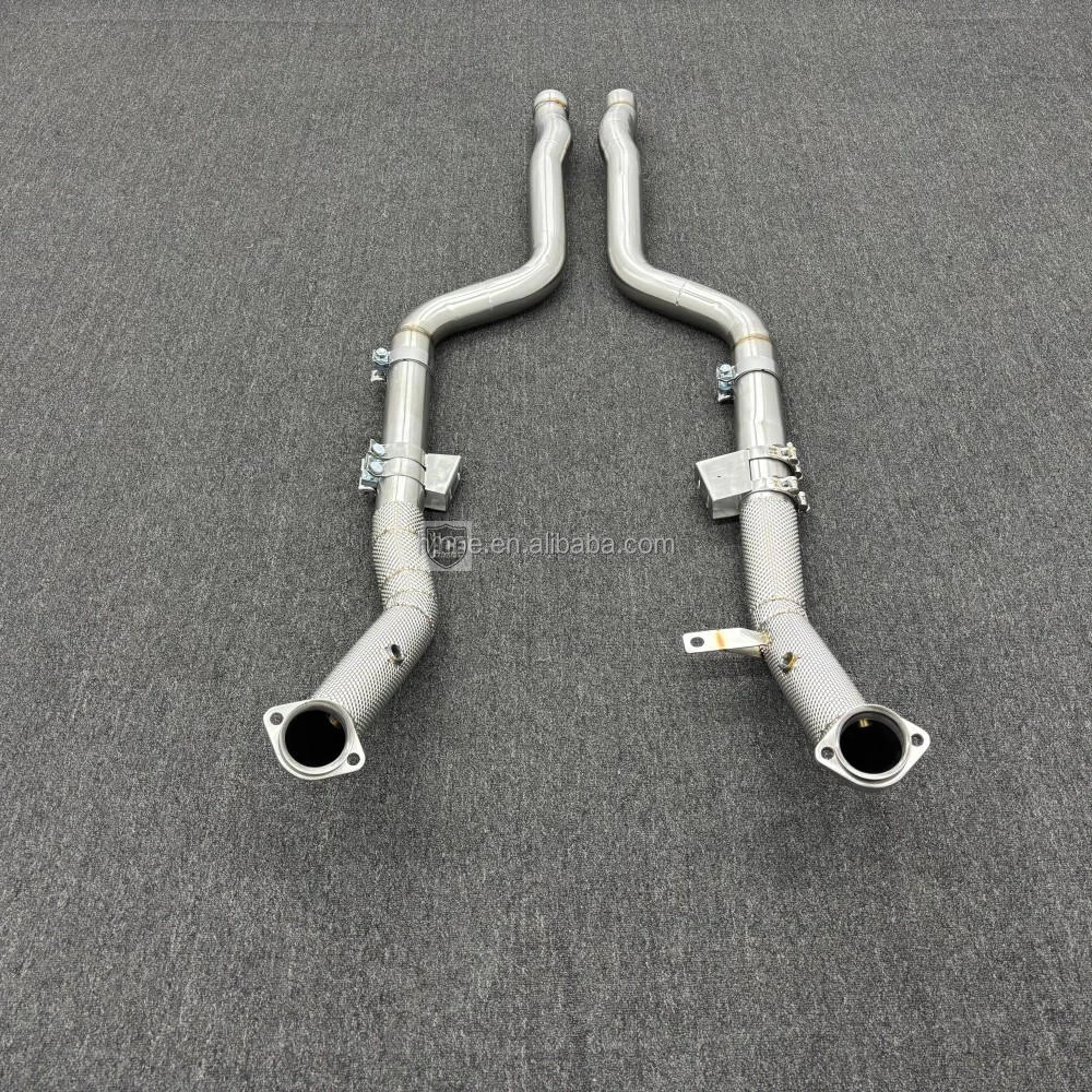 Hochleistungs-Downpipe für Mercedes Benz CLS63/CLS63S AMG 2007-2017 CLS550 mit individueller Präzisionsschweißung des Auspuffes – Detail 9
