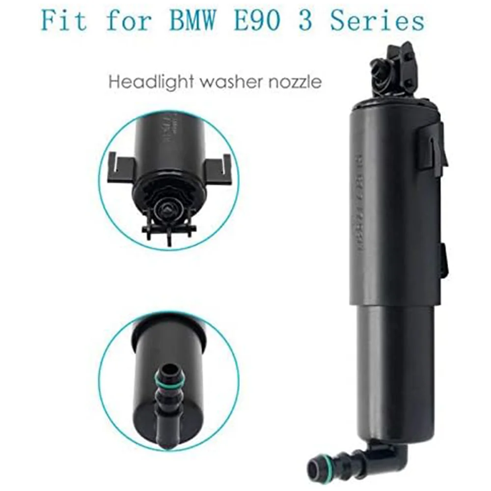 Front Headlight Washer Nozzle Headlamp Cleaning Jet for BMW 3 Series E90 E91 E92 E93 2006 2007 2008 2009 2010 2011 61677179311