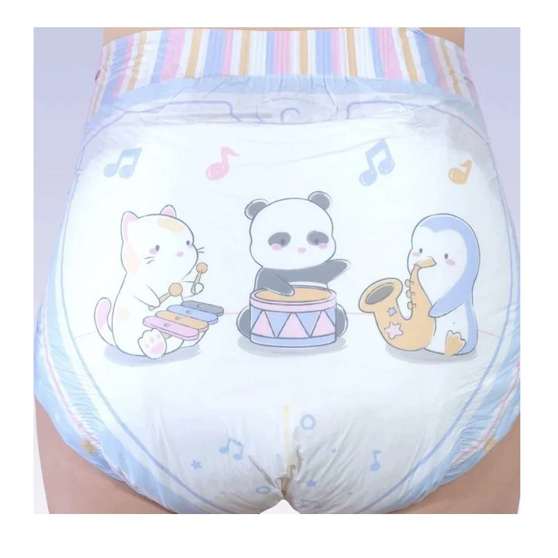

ABDL Kawaii Cartoon Adult Diapers Briefs Ultra-thick Underpant Comfortable Soft DDLG Disposable Panty Oversize Panties 5pcs