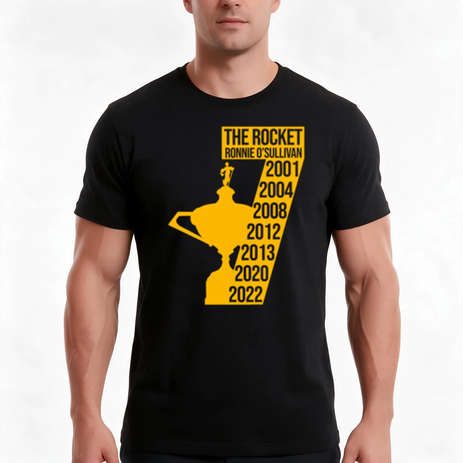 Ronnie O_Sullivan T-Shirt Summer Casual Cotton Tee Oversized Streetwear Tops Vintage Graphic Print Loose Fit Short Sleeve
