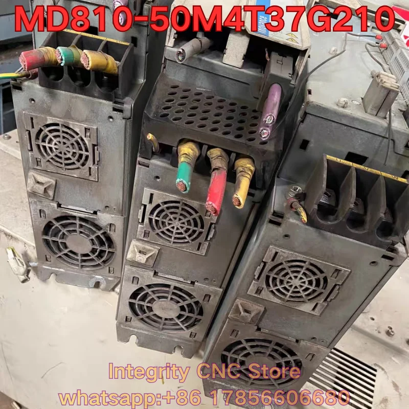 Second-hand MD810-50M4T7.5G200-FD-REN MD810-50M4T7.5G400-FD-REN servo driver function test is normal