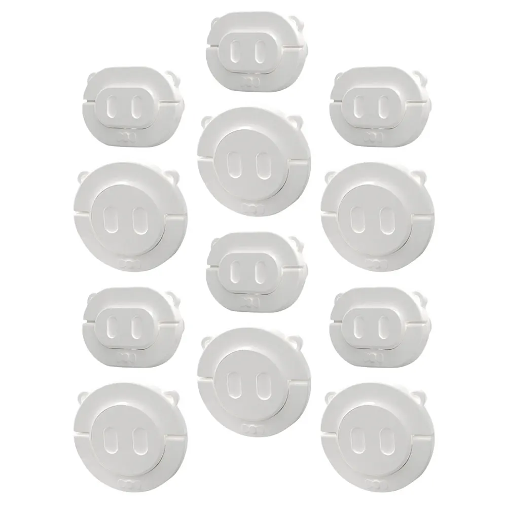 

Child Proof Outlet Cover Electric Socket Protective Plug White Baby Safety Replacement Plastic Plugs Covers Outlet Protectors