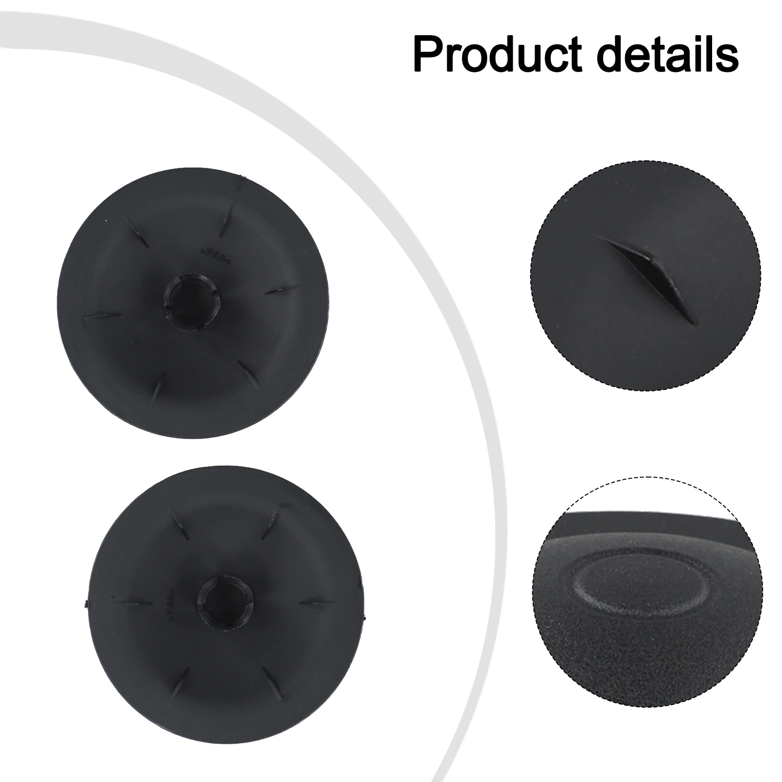 

Как показано на изображении Крышка гайки амортизатора Сменная крышка гайки Простая установка Монтажный комплект для Abarth