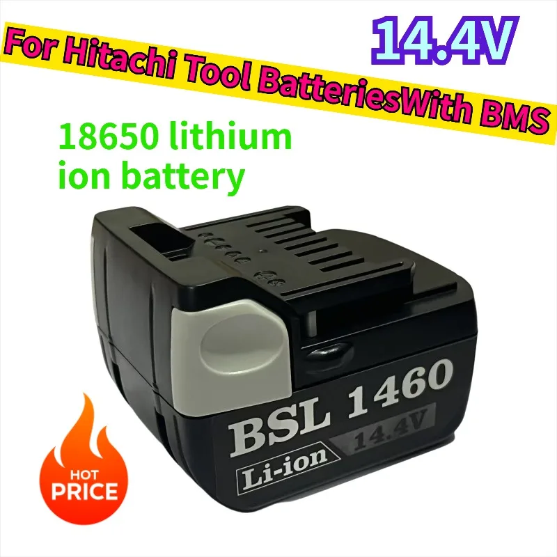 14.4V 9.0AH rechargeable battery for Hitachi Li-ion BSL1430 CJ14DSL BSL1440 CR14DSL BSL1415 replacement tool battery