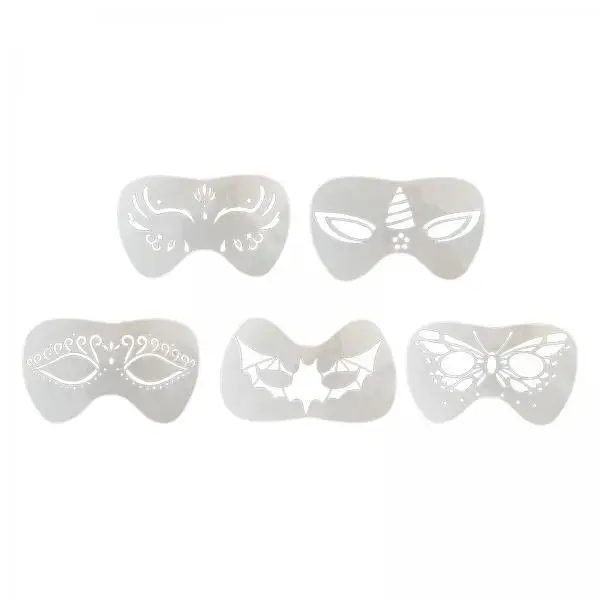 Reusable Face Painting Templates PET Washable Stencil Set Body Art Supplies for Kids Adults Holiday