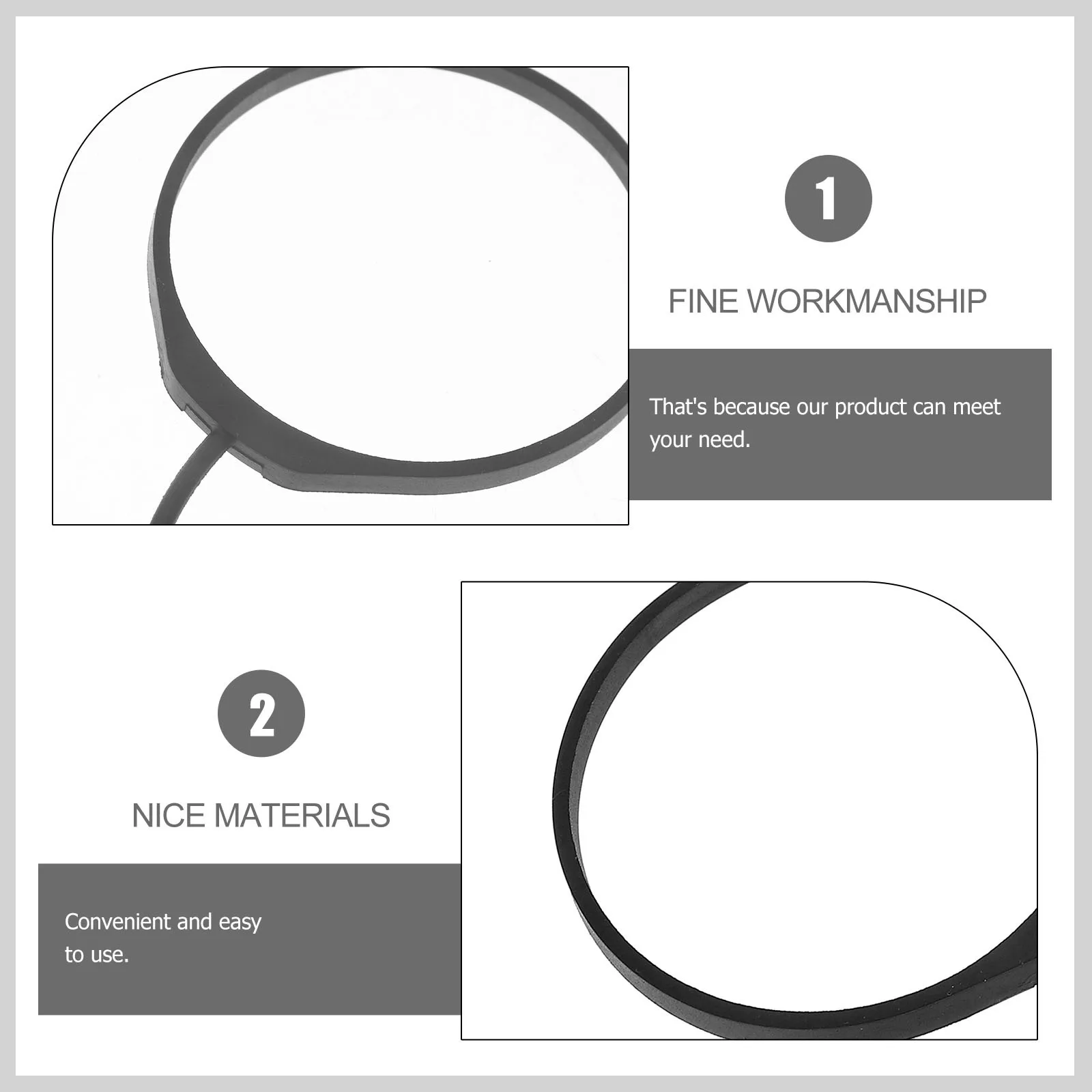 

2Pcs Fuel Tank Cap Rope Rubber Replacement Flexible Durable Auto Fuel Cap Tether Car Gas Tank Rope Replacement