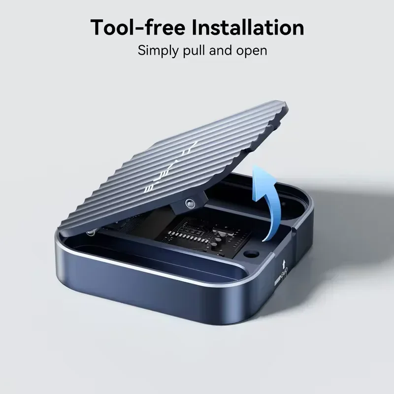 Acasis 10Gbps USB-C مغناطيسي M.2 NVMe SSD خالي من الأدوات لـ 2230 SSD خارجي محمول لهاتف iPhone 15/16/17 Pro | ماك OS/Win #4