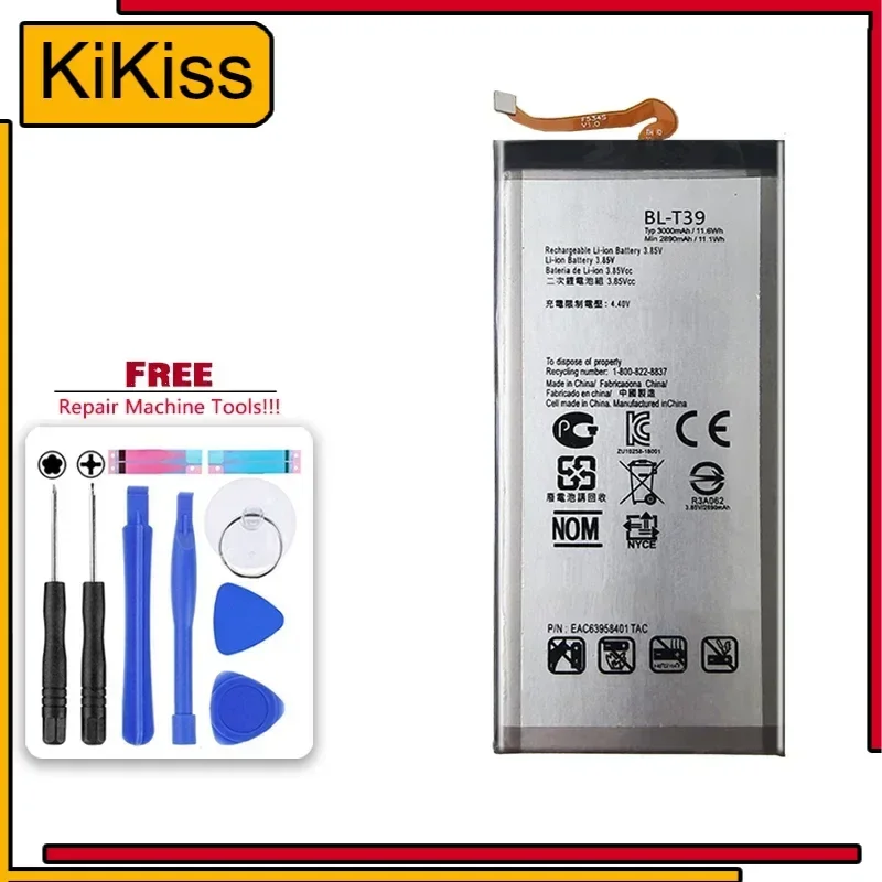 BL-T39 Battery For LG G7+ G7 LM Thinq G710 Q7+ LMQ610 Mobile Phone Bateria + Free Tools