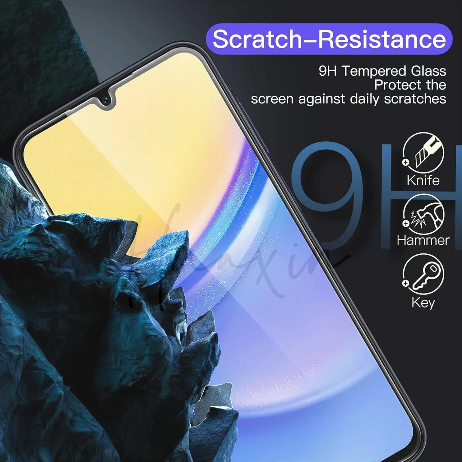 Protector de pantalla de vidrio templado 99D para Samsung Galaxy A15 5G A15 4G, 1 a 4 unidades