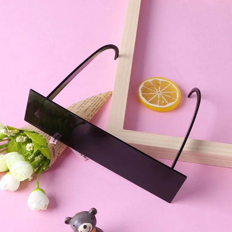 1 قطعة نظارات يتوهم جديدة فوتوبوث الدعائم رقابة العين السوداء المغطاة بار النظارات الشمسية الإنترنت لزي حفلة عيد الميلاد تأثيري