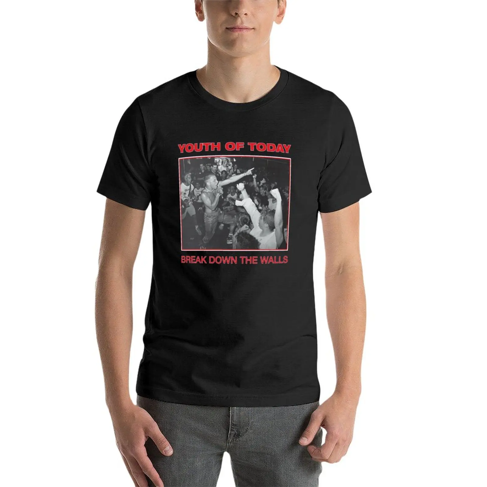 Camiseta con estampado de arte de álbum para hombre, ropa de anime lisa, divertida, punk, youth of today, superventas