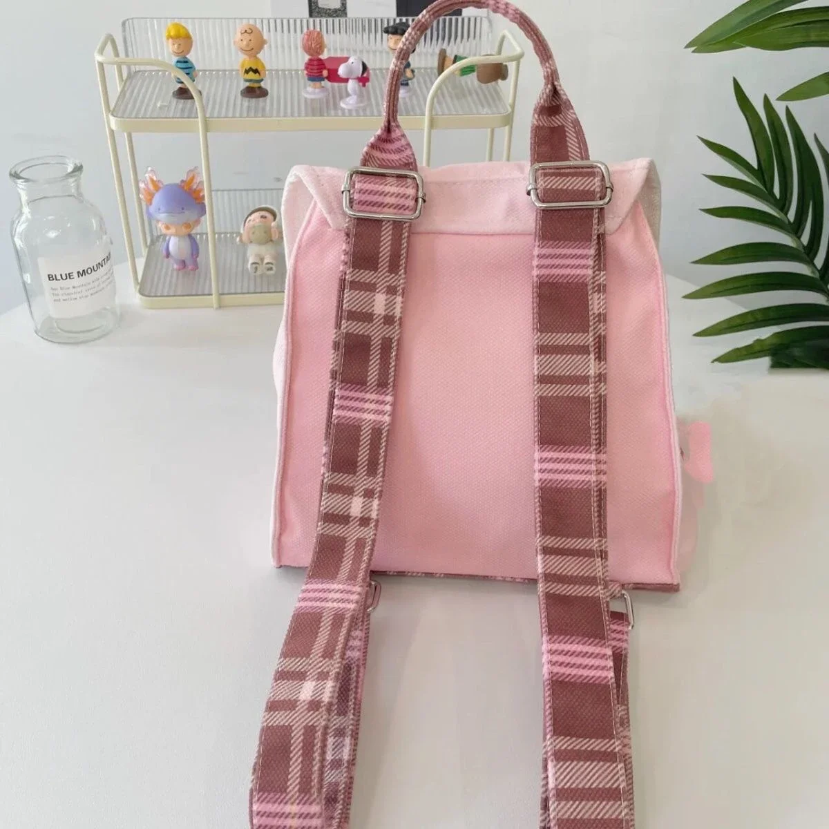 Zaino rosa zainetto studenti carino leggero Design di grande capacità borse di tela dolce tutto-fiammifero piccolo zaino