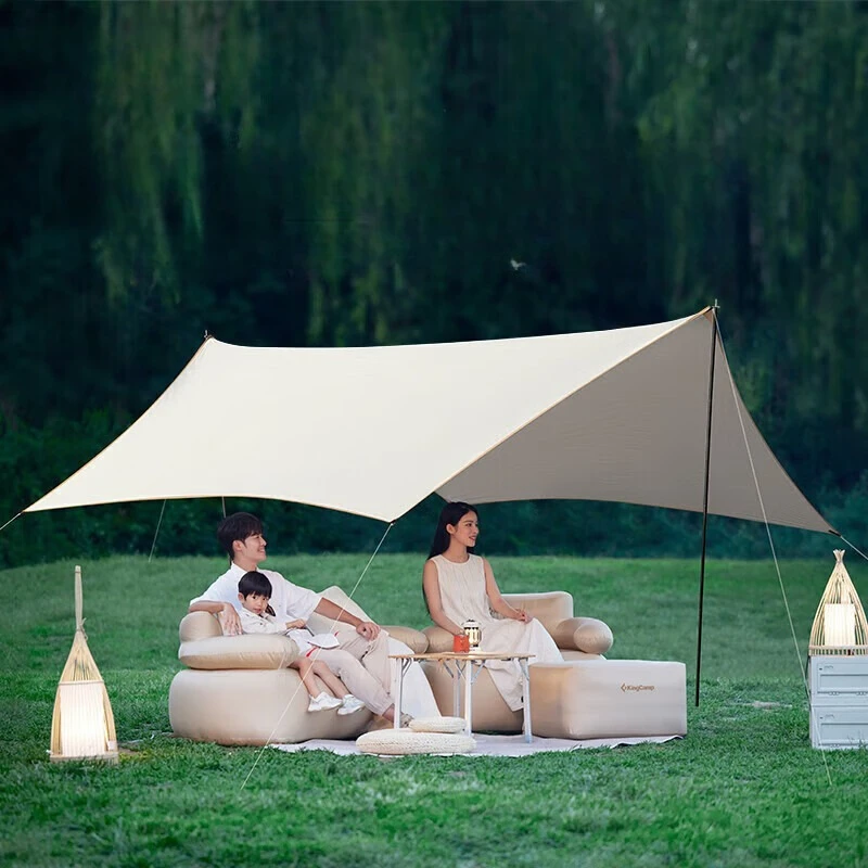 

Hexagonal canopy, outdoor camping, shading and sun protection, rain-proof pergola