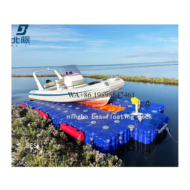 Wmwmnu Wholesale Floating Bridge Plastic Boat Jetski Dock Modular Floating Dock High Quality HDPE Pontoon Cubes