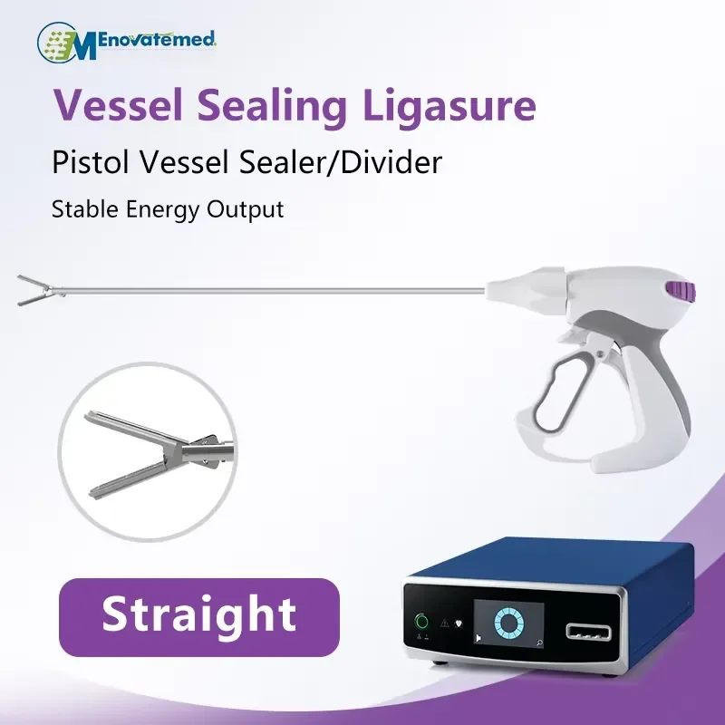 5mm Ligasure Vessel Sealer Divider Straight Type Bipolar Instrument for Minimally Invasive Surgery
