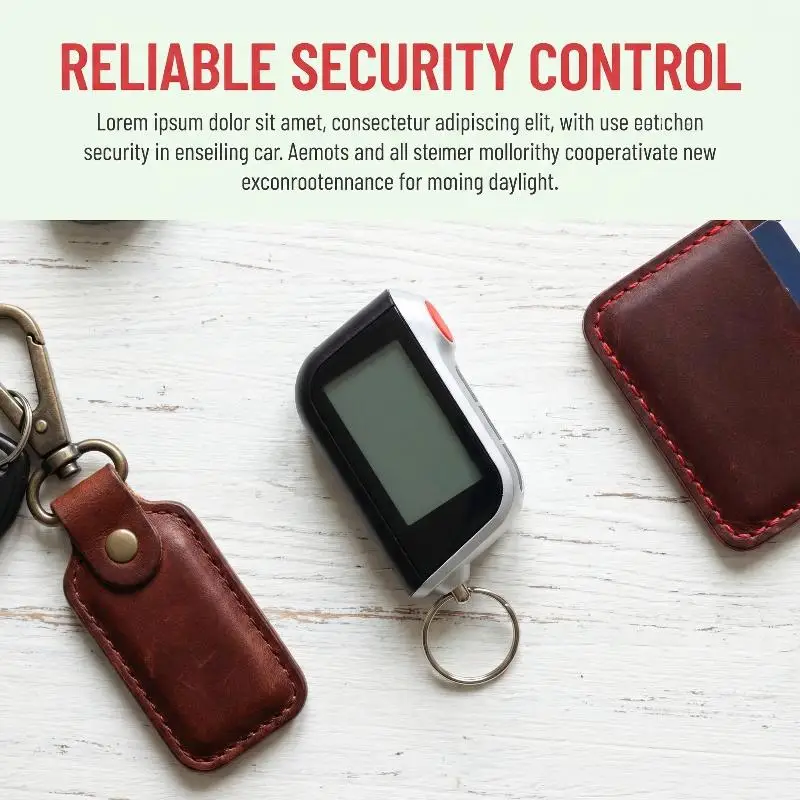 For Russia Starline A93 Two Way Car Burglar Alarm System V2, With CAN,Lin,ECO,GSM Key A93 Vertical LCD Remote Control Keychain