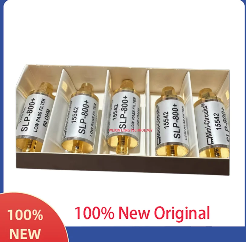 Original SLP-800+ low-pass filter, 50 ohm, model 15542, brand new and unused. DC-720MHz
