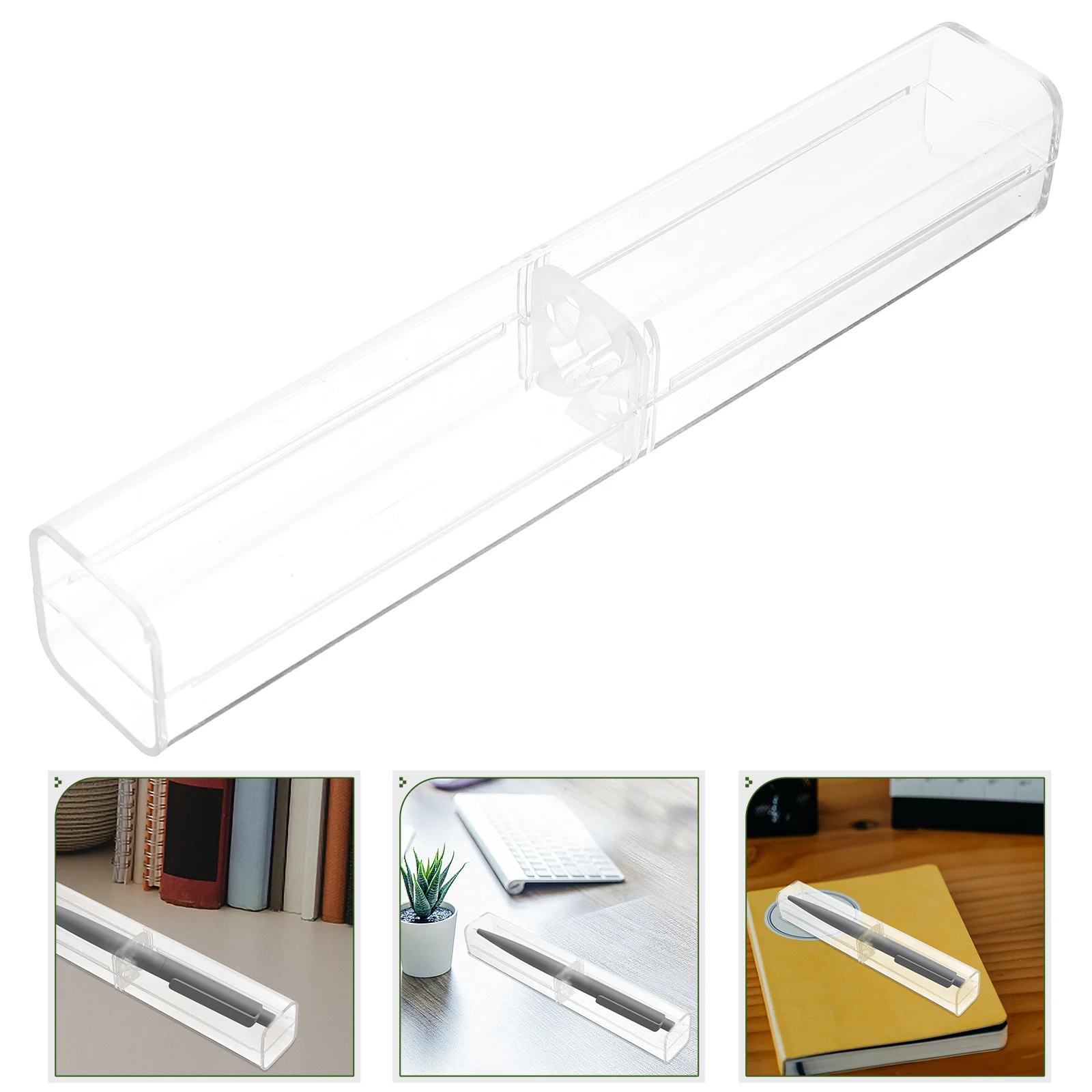 25 Pcs Transparent Pencil Case Empty Holder Gift Small Cases Container Display Storage