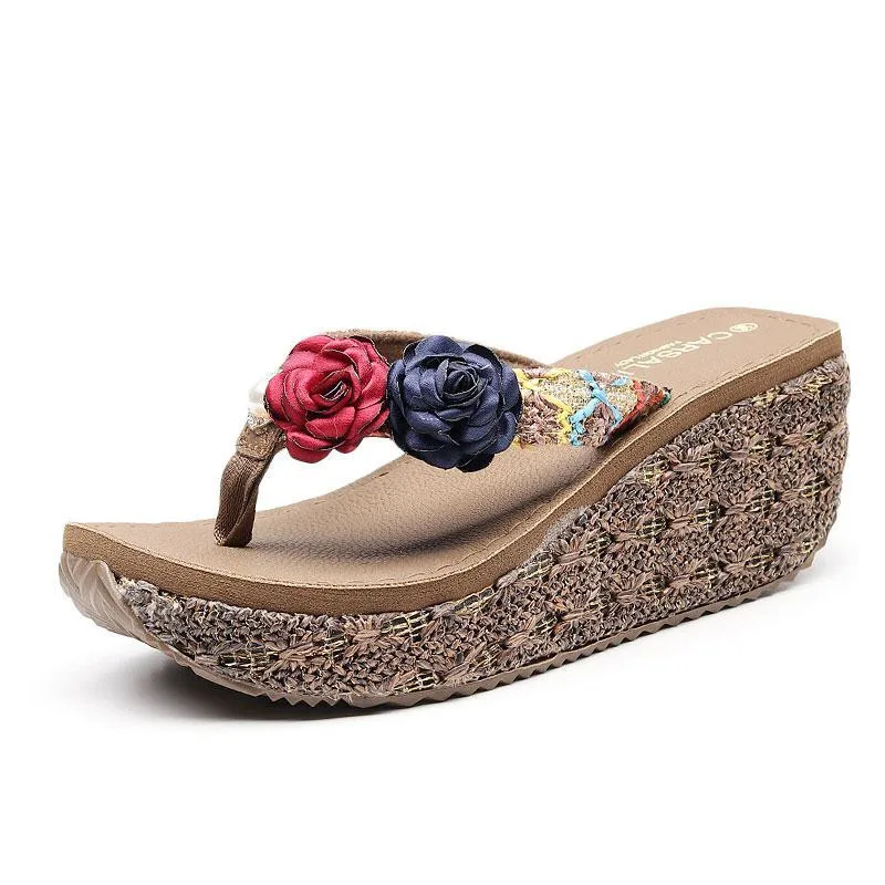 

2022 Fashion Women Casual Shoes Jelly Sequins Flip Flop Lady Beach Summer Peep Toe Indoor Slippers Platform Slides New