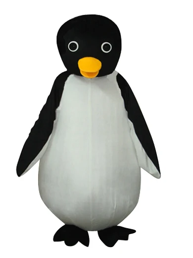 ใหม่ผู้ใหญ่ตัวอักษร Big Penguin ชุดมาสคอตฮาโลวีนชุดวันคริสต์มาส Full Body Props เครื่องแต่งกายชุดมาสคอต