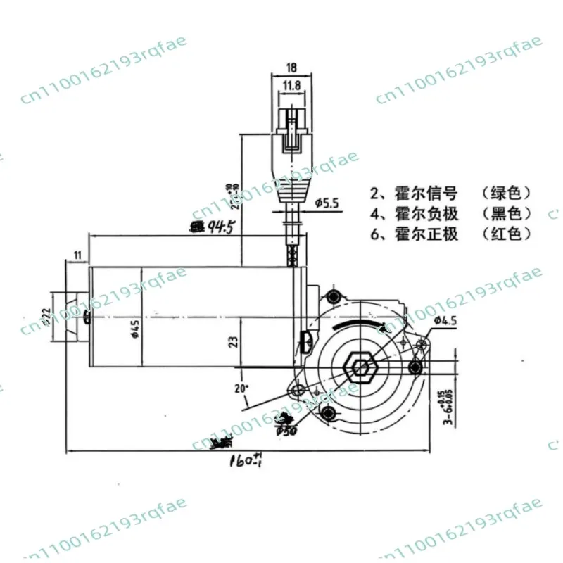 Table Motor Set Lifting Desk Accessories 6MM/8MM Hexagon Hole 40KG 107RPM 96A10 Manual Control Integrated 3-Piece Kit Lift