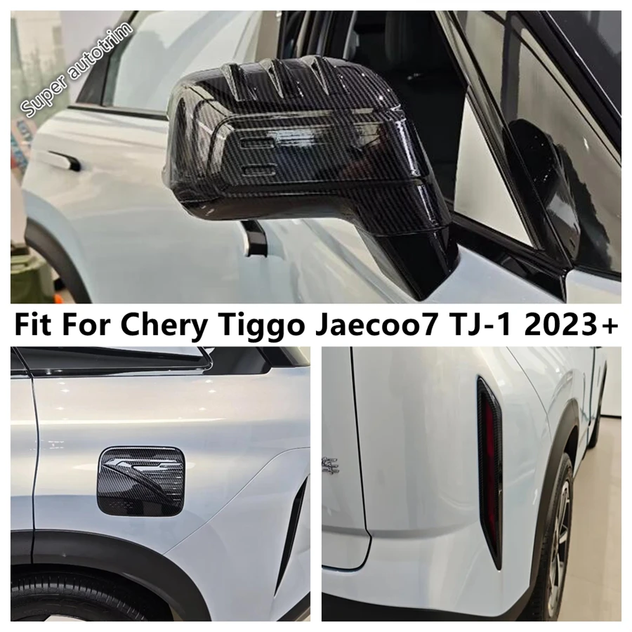 

Rearview Mirror Cap / Rear Fog Light Lamp / Fuel Tank Oil Cover Trim ABS Accessories For Chery Tiggo Jaecoo7 TJ-1 2023 2024 2025