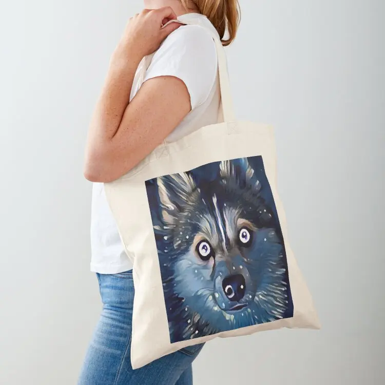 

Pomsky Tote Bag Beach bag Lady bag hand bags reusable shopping bags