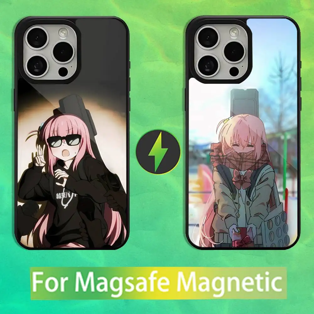 

Cartoon B-Bocchi The R-Rock Phone Case For iPhone 16,15,14,13,12,11,Pro,Max,Plus,Mini,Magsafe,Magnetic Wireless Charging Case