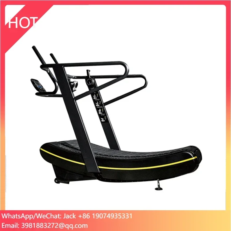 

Unpowered Air Runner Commercial Fitness Non-motorized Speed Fit Treadmill Self-generated Curved Treadmill