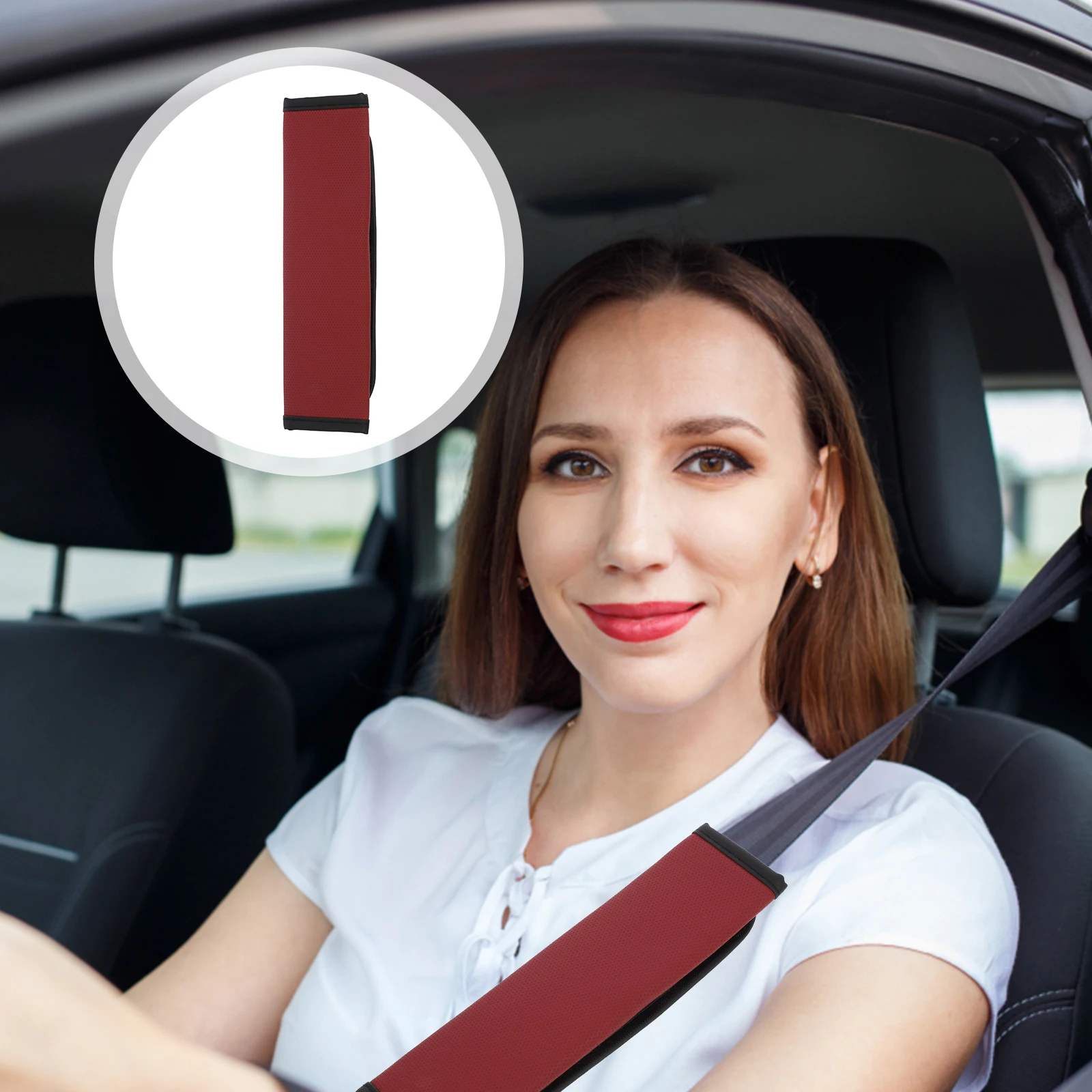 

Car Cover Durable Protector Fuzzy Strap Pads Accessories SUV Baby Diaper Bag Luggage Pad Car Supplies