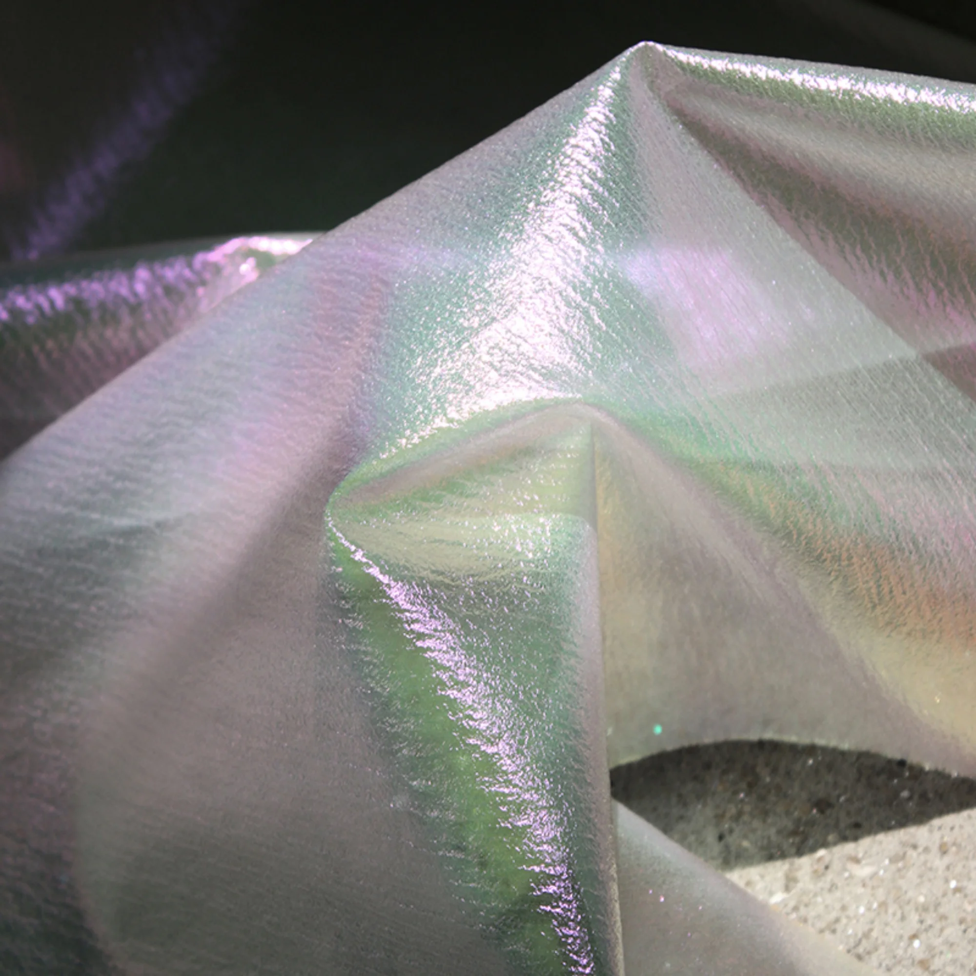 

0,5 м прозрачная ткань из органзы с переливающимся жемчугом, белый градиент, лазерная блестящая, устойчивая к разрыву, для шитья дизайна платья