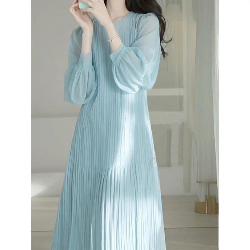 

French Temperament Long Dress Fashionable and Elegant Women's Dress