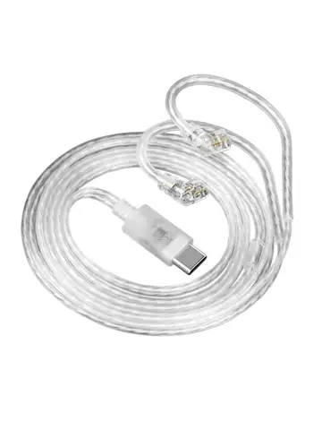 KZ Earphones Cable OFC Silver Plated Upgrade Cable Wire Type-c 2PIN Cables Microphone Optional