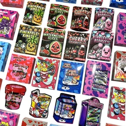 200 pcs Box Custom Paper Display Boxes Custom Holographic Surface Effect Cereal Boxes for 3.5 Mylar Bags With Boxes