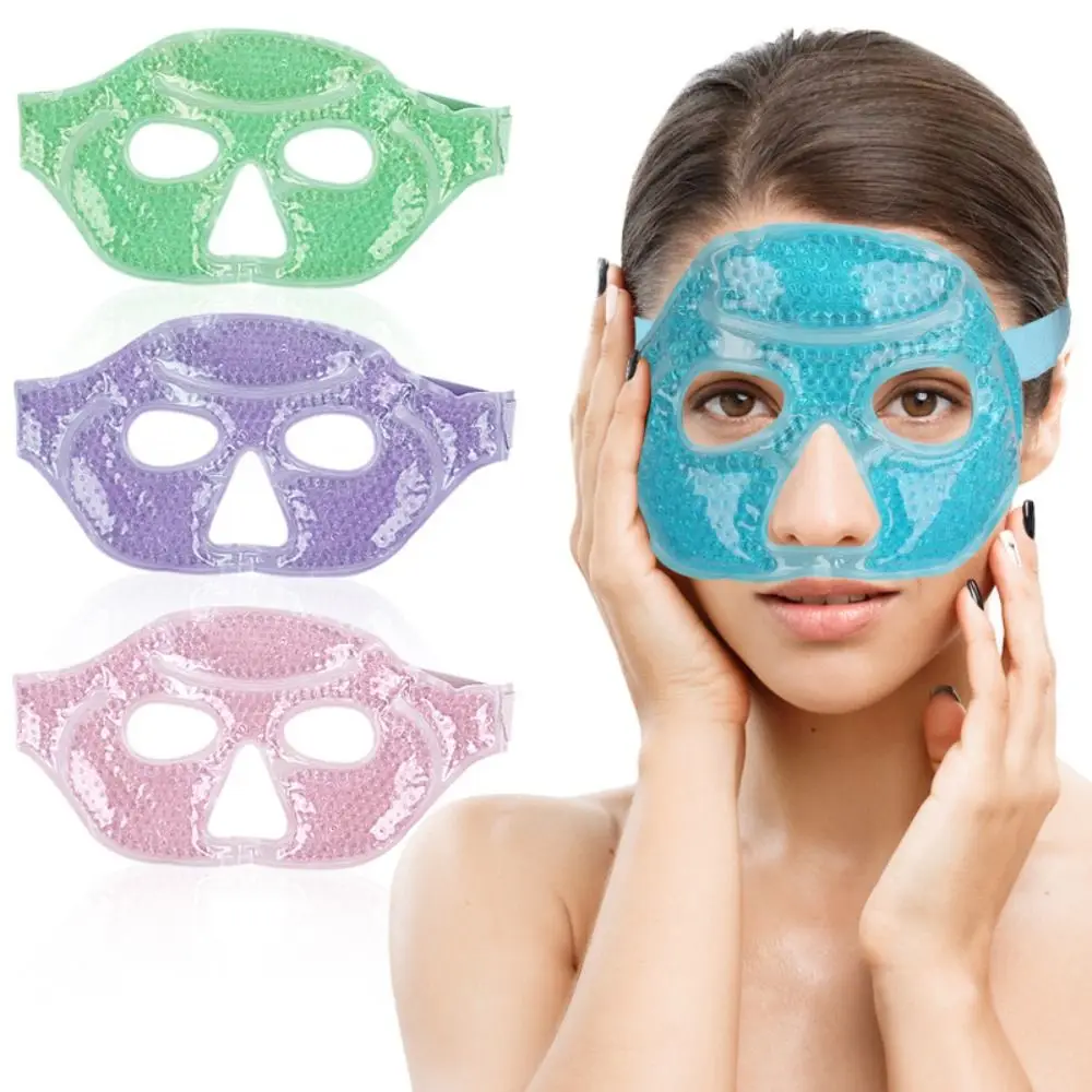 PVC Ice Gel Face Masks Reuseable Cooling Eyes Care Relaxation Relieve Fatigue Cold Relieve Facial Edema Beauty Skin Care