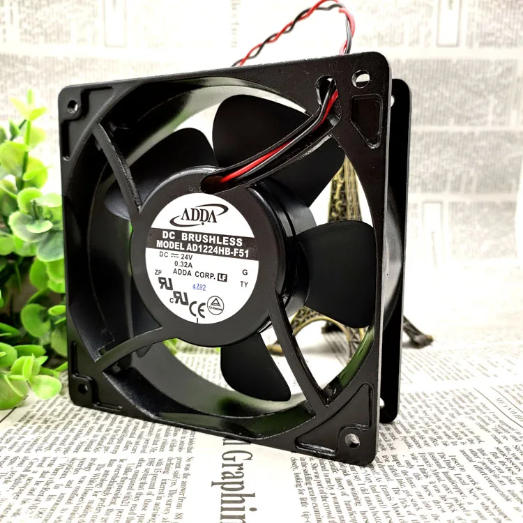 

ORIGINAL AD1224HB-F51 12038 24V 0.32A BALL 12CM SERVER FAN