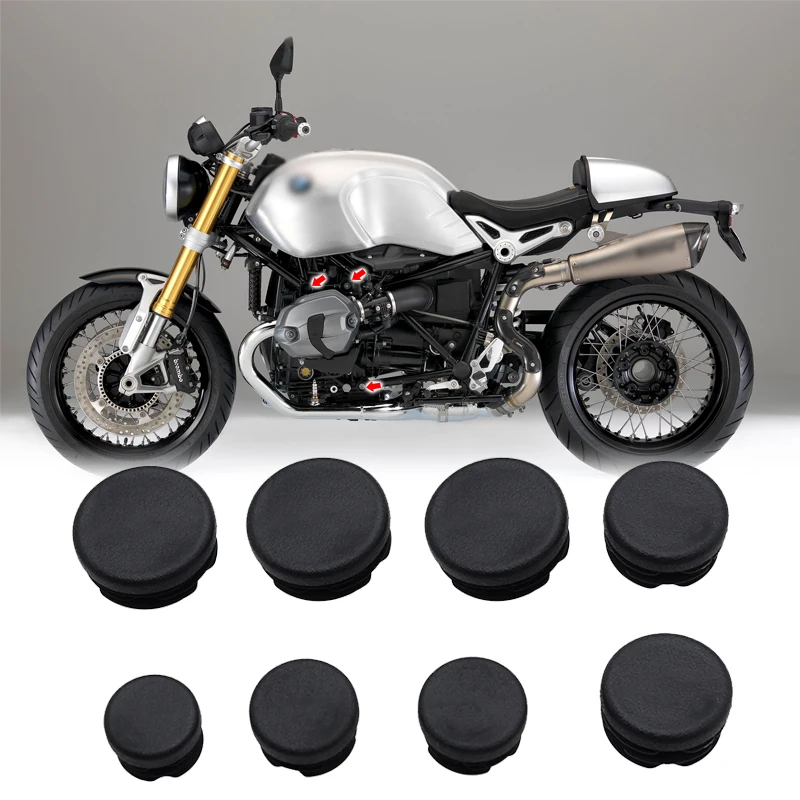 

RNineT Frame Hole Cover Caps Plug Decorative Frame Cap Set For BMW R Nine T 2017-2023 2021 2022 Motorcycle Accessories