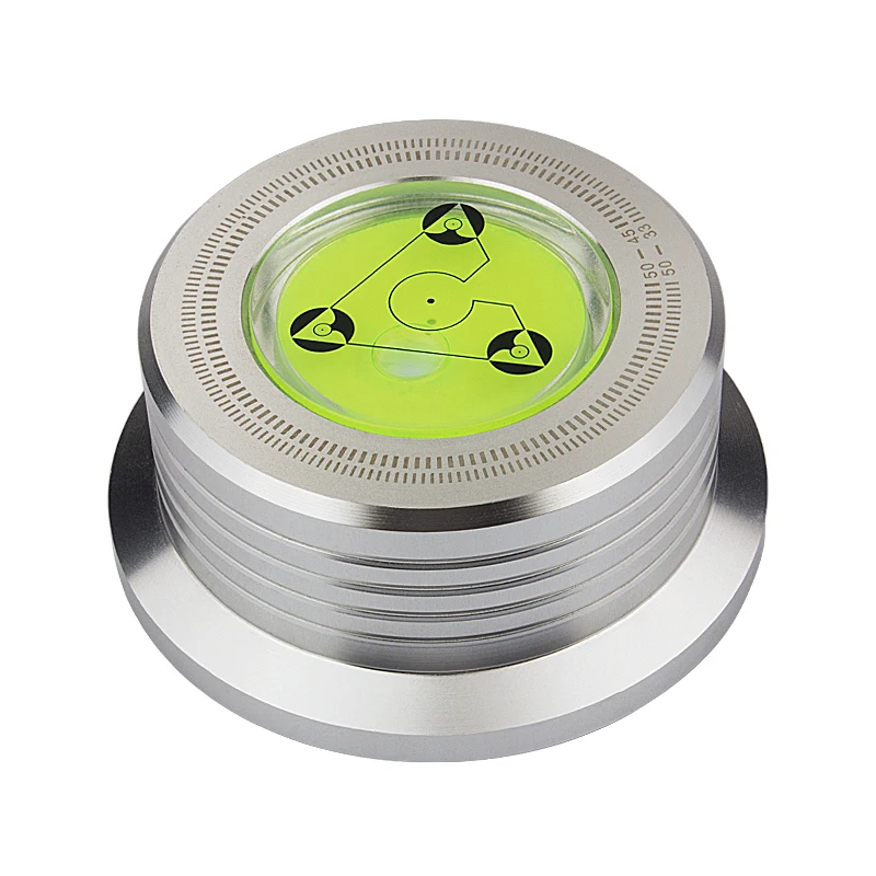 NONE YYAUDIO Universeller 50Hz LP Vinyl-Plattenspieler Stabilisator mit Nivellierungsfunktion Aluminium-Legierung Gewichtsklemme Musikspieler 5
