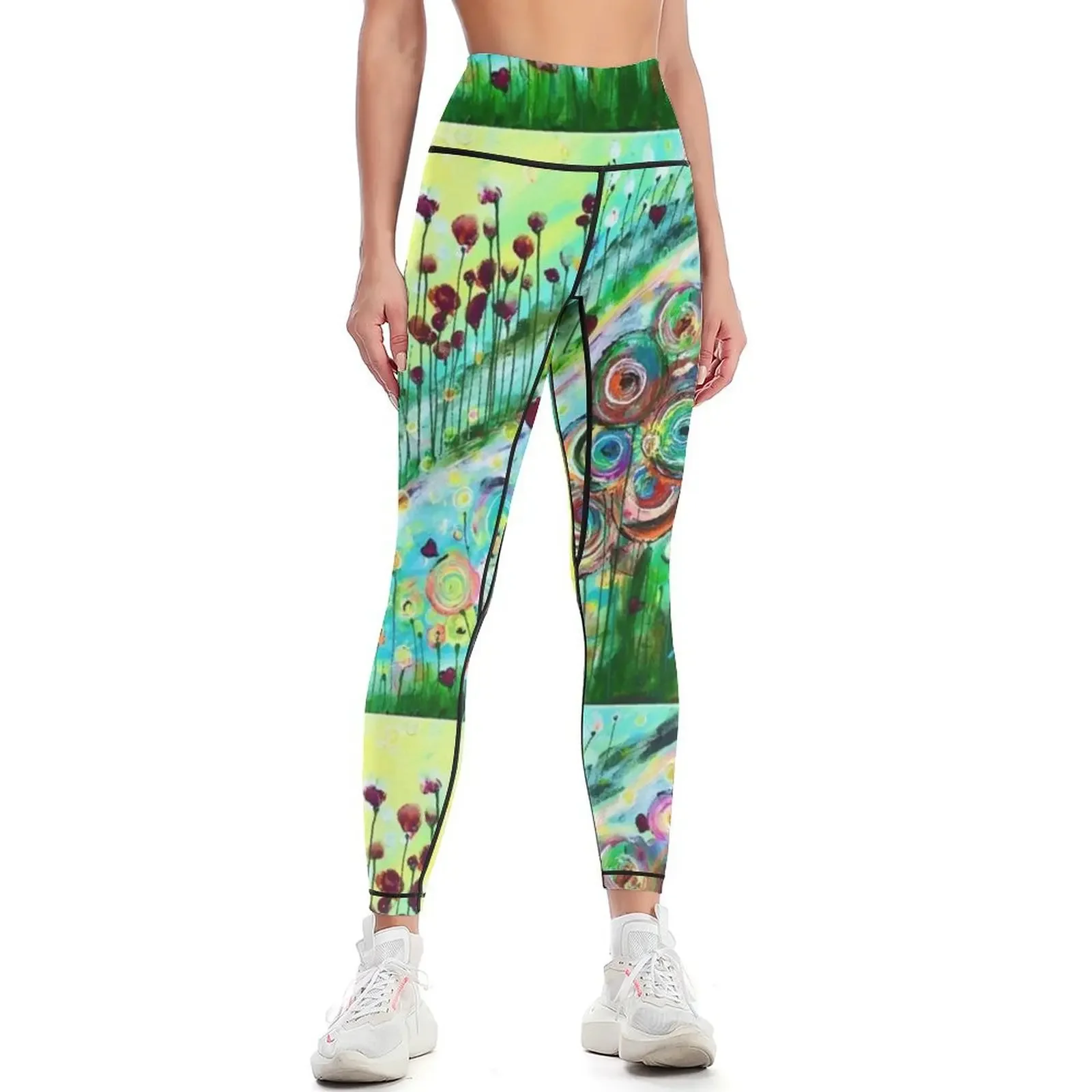 

Flowers to Infinity Leggings sporty woman gym sports for gym joggers for Legging sexy woman Womens Leggings