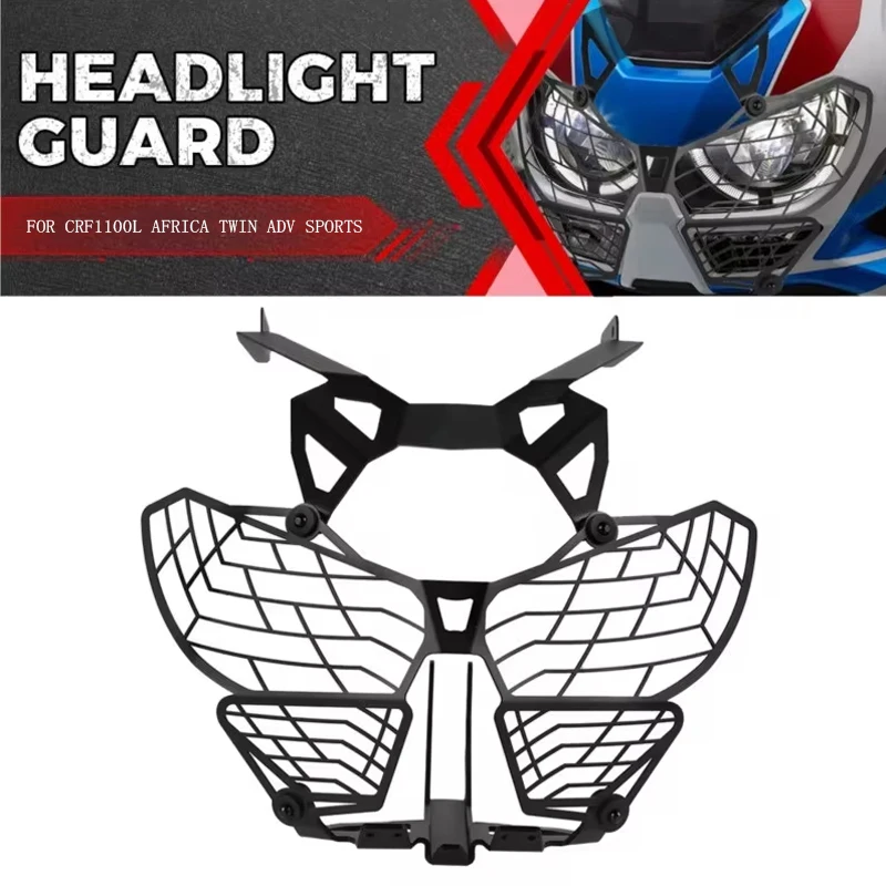 

Motorcycle Front Headlight Head Light Guard Protector Cover Protection Grill FOR HONDA CRF1100L Africa Twin ADV SPORTS 2019-2021